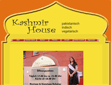 Tablet Screenshot of kashmirhouse.de